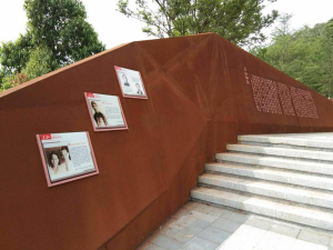 乾县耐候钢挡土墙